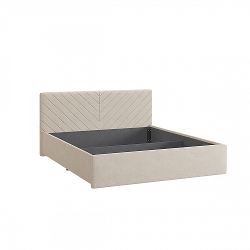 Кровать с подъемным механизмом Сандра 2 160х200  крем (велюр)