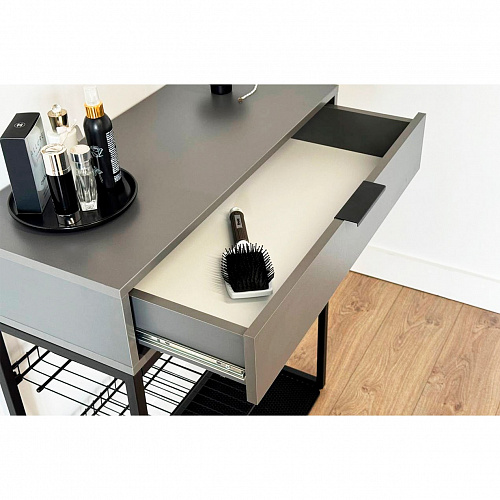 Обувница Краш черный муар/графит