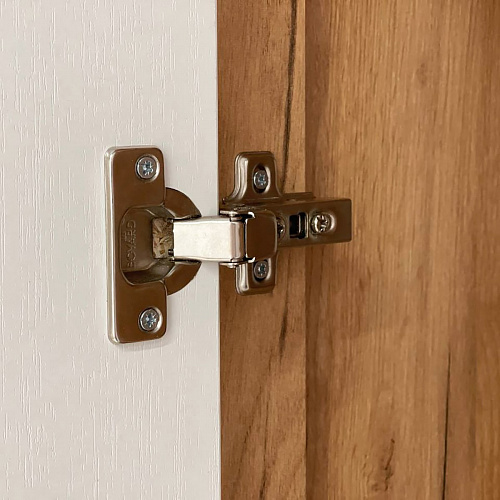 Шкаф двухдверный Адам дуб крафт золотой/белое дерево