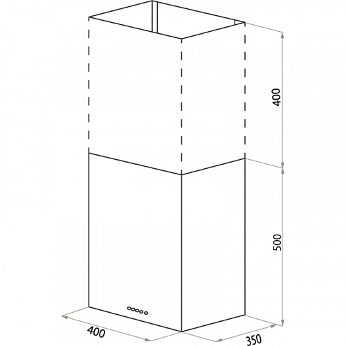 Вытяжка Maunfeld BOX Push 40 White