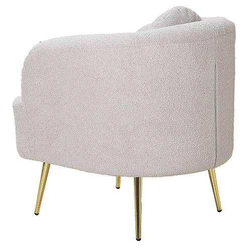 Кресло отдыха Богема BARNI SILVER/Золото