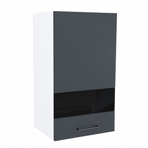 Модуль Шкаф навесной В400 Астра Графит софт