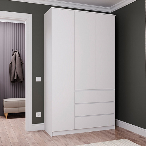 Шкаф Мори 1200.1 Белый