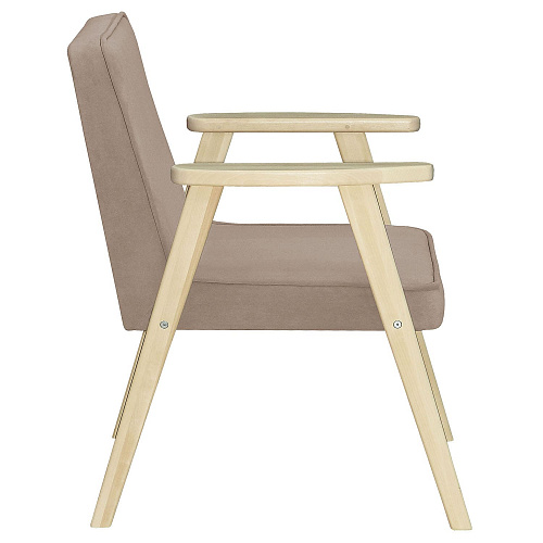 Кресло отдыха Ретро CATANIA LATTE/Бесцветный