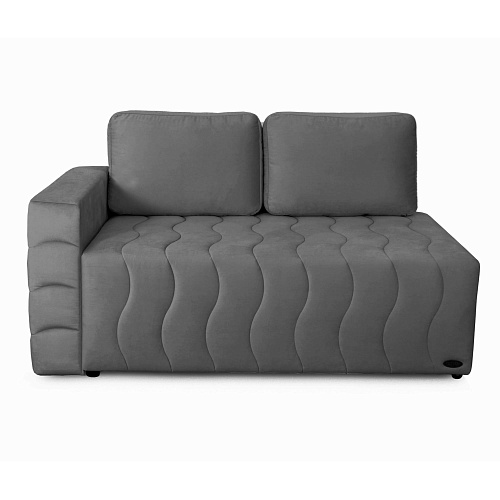 Диван Орион Альба темно-серый Правый