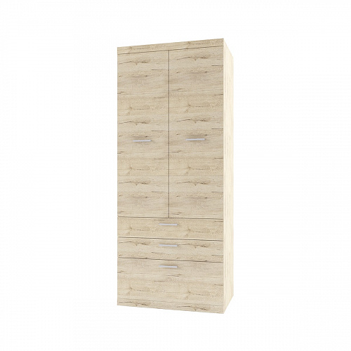 Шкаф 2D3S OSKAR дуб Санремо