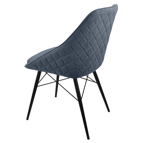 Стул Монти ST Люкс черный муар/Катания Стил