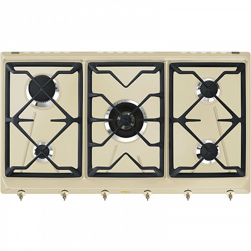 Встраиваемая газовая панель SMEG SRV896POGH