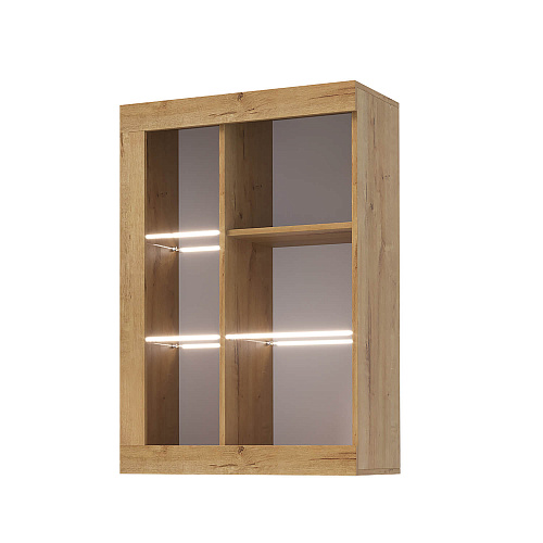 Гостиная ПРАГА №5 Дуб вотан/Белый гладкий