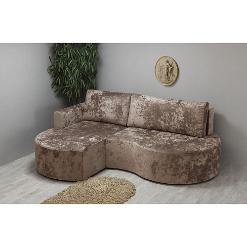 Угловой диван Каир (правый) PLUSH LATTE