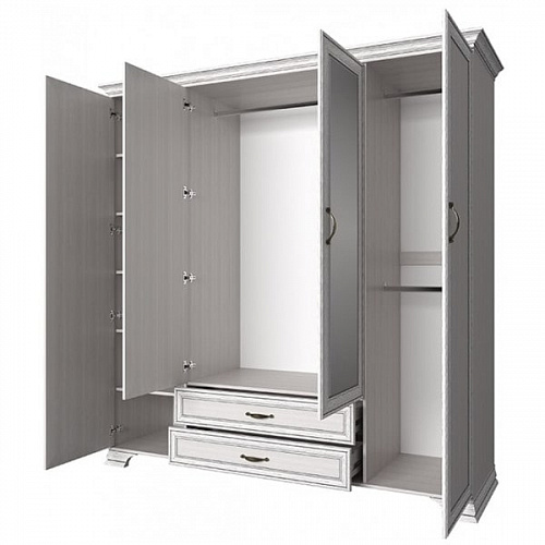 Шкаф 4D2S Z TIFFANY Вудлайн кремовый