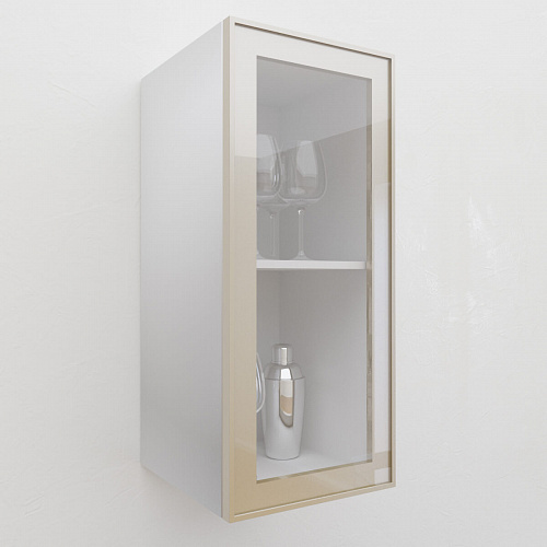 Фасад со стеклом из алюминиевого профиля 300х700