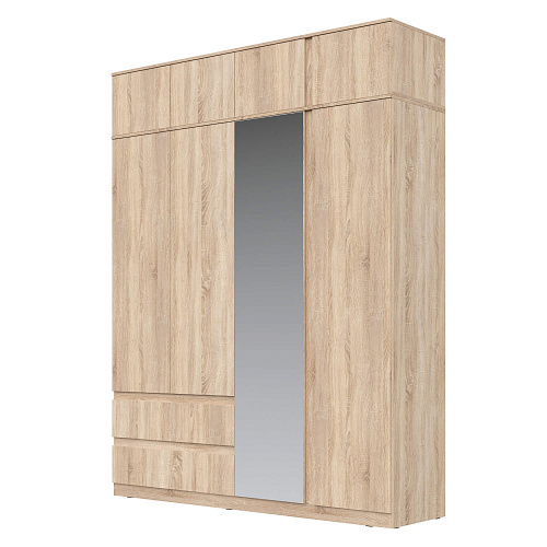 Антресоль НК STERN 4-х дверная Дуб сонома