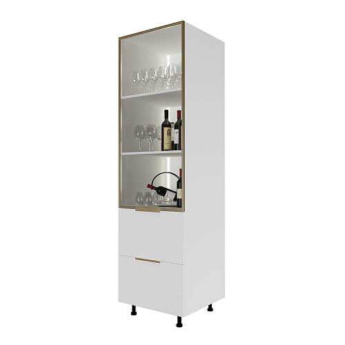 Фасад со стеклом из алюминиевого профиля (ПН600 ) 596х1298мм