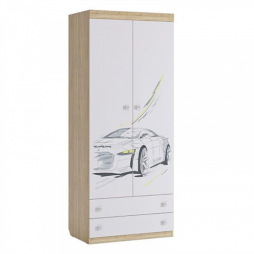 Набор детской мебели Форсаж К1 дуб сонома/белый