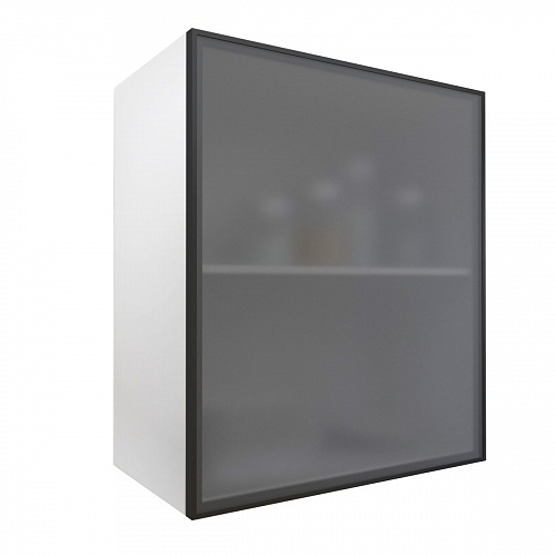 Фасад со стеклом из алюминиевого профиля 600х700