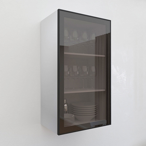 Фасад со стеклом из алюминиевого профиля 500х900