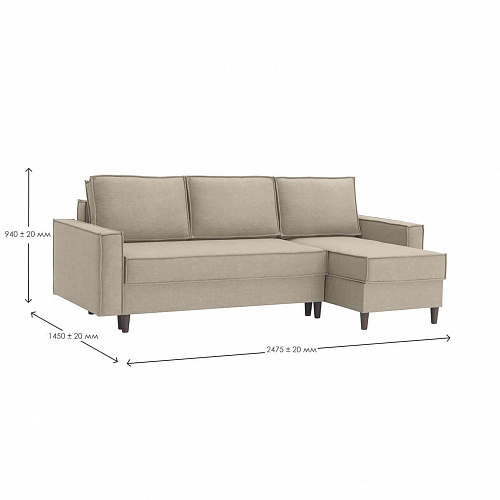 Диван угловой CARMEN SOFT DREAM 3