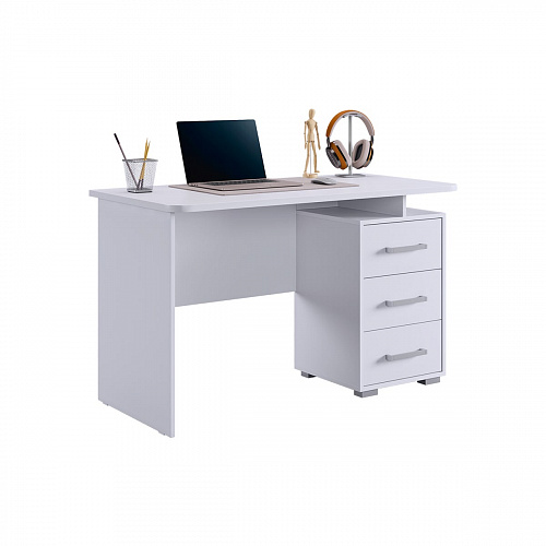 Стол компьютерный Лайт-2 белый
