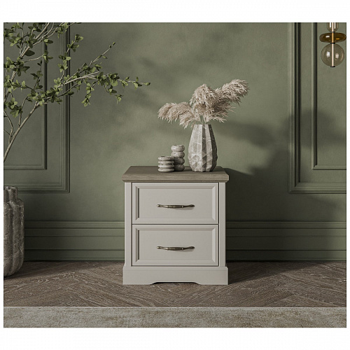 Тумба прикроватная TOSCANA NEW 2S Персидский жемчуг/Каньон