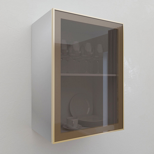 Фасад со стеклом из алюминиевого профиля 500х700