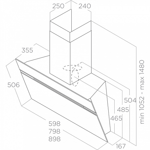 Вытяжка ELICA NEAT @ WH/A/60-PRF0199573