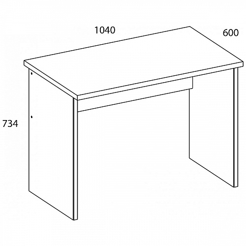 Стол письменный DIESEL дуб мадура