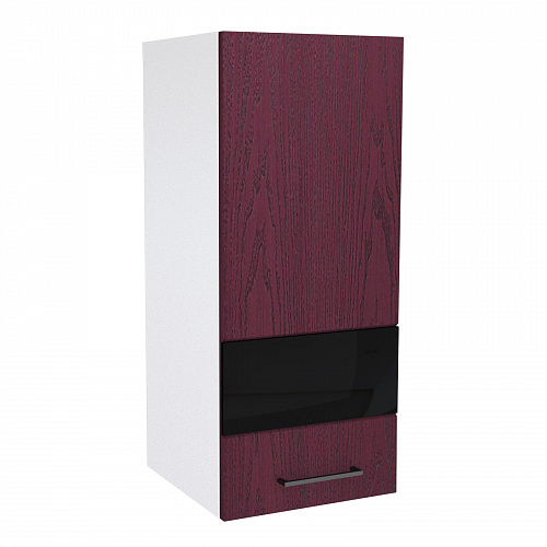 Модуль Шкаф навесной В300 Астра Красное дерево патина