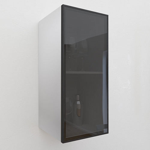 Фасад со стеклом из алюминиевого профиля 300х700