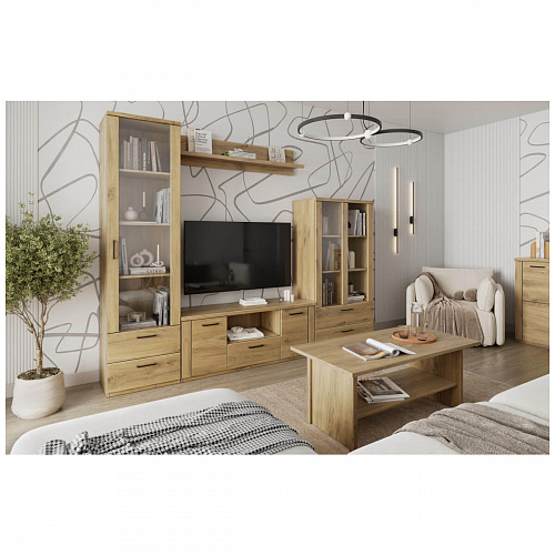 Тумба DOORSET RTV 2D1SN Дуб наварра