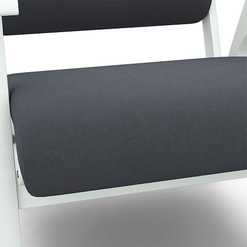 Кресло отдыха Вега-10 CATANIA STEEL/Снег (Лак)