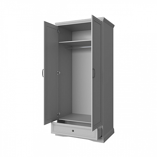 Шкаф VALENCIA 2DG1S Серый