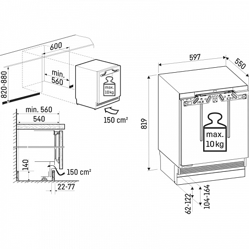 Встраиваемый холодильник Liebherr URd 3600-20 001