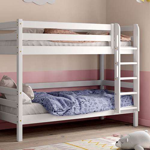 Двухъярусная кровать Авалон МГ с прямой лестницей