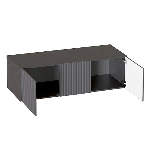 Антресоль 2-дверная Нора Металл Бруклин/Графит