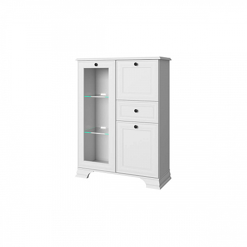 Тумба 1V2D1S TIFFANY Белый