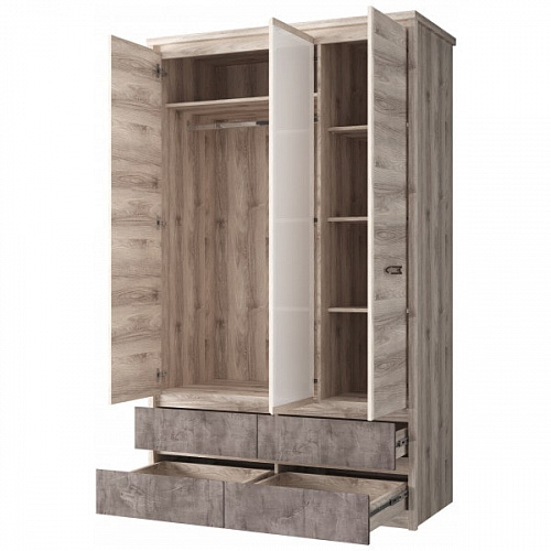 Спальный гарнитур JAZZ Каштан найроби/Оникс