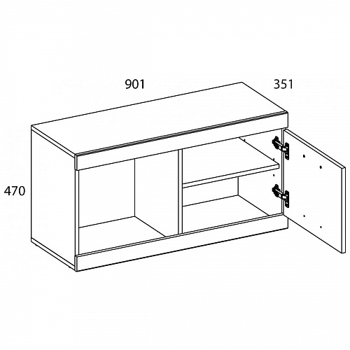 Прихожая OSKAR №1 дуб Санремо