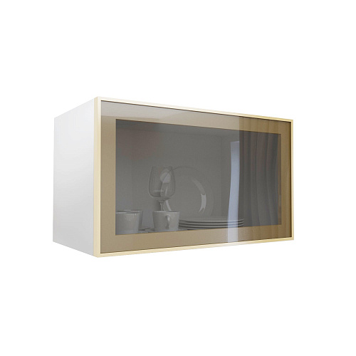 Фасад со стеклом из алюминиевого профиля 600х350