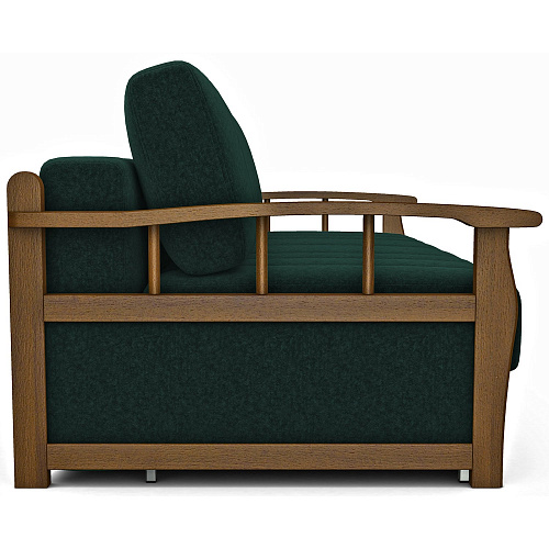 Диван БАРОН SENSEY BOTLE GREEN/Орех