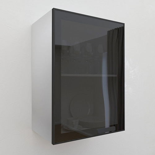 Фасад со стеклом из алюминиевого профиля 500х700