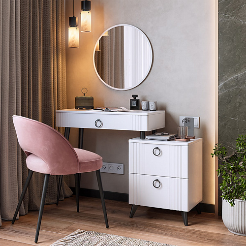 Зеркало Фортуна 1 белый