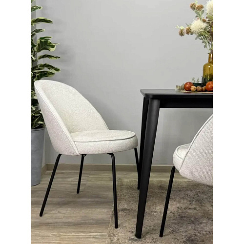 Стул Kenner 176SD черный/серебристый B06