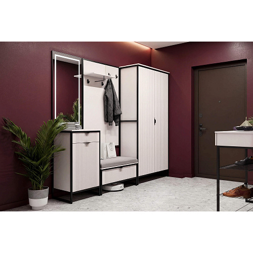 Тумба для обуви Нора с ящиком Персидский жемчуг