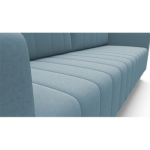 Диван ХИЛТОН CATANIA DUSTY BLUE/Бесцветный