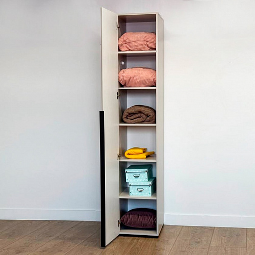 Шкаф однодверный Катрин 100.01 кашемир/фрапучино матовый