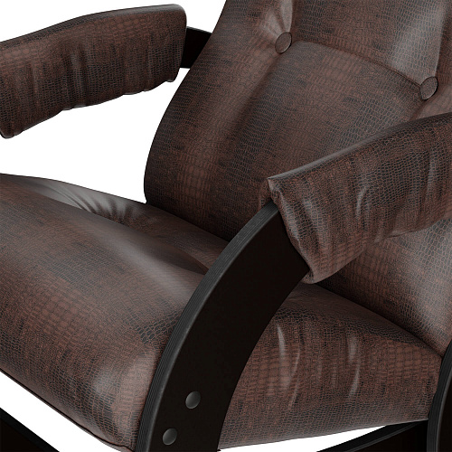 Кресло-глайдер Модель 68 Венге текстура, Antik crocodile