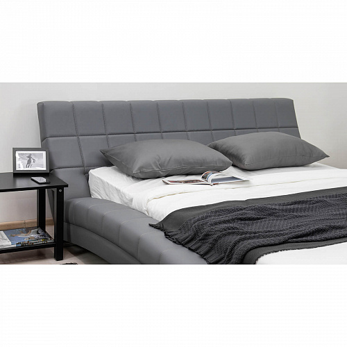 Кровать Оливия 1600х2000 Марика 485 серый