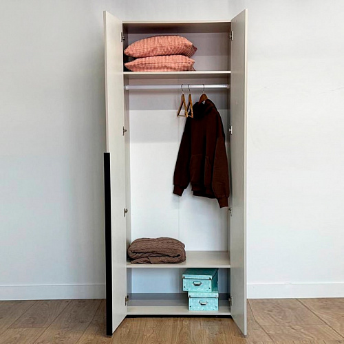 Шкаф двухдверный Катрин М 102.01 кашемир/фрапучино матовый