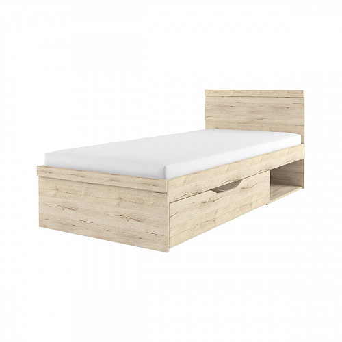 Кровать односпальная 90 OSKAR дуб Санремо